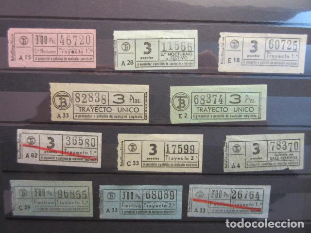 Collectables Transport Tickets: Ref: COL_BILLE_BCN_01 - COLECCION BILLETAJE BARCELONA TODOS DIFERENTES - 11 BILLETE 3 PESETAS
