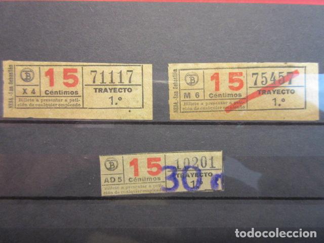 Collectables Transport Tickets: Ref: COL_BILLE_BCN_01 - COLECCION BILLETAJE BARCELONA TODOS DIFERENTES - 3 BILLETE 15 CENTIMOS