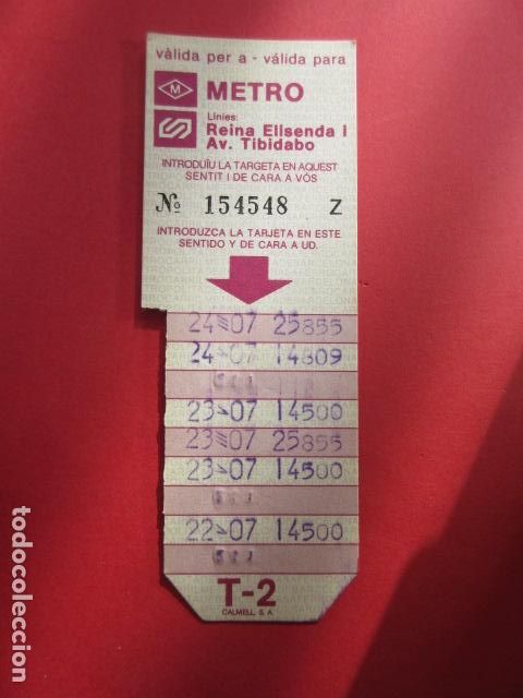 Coleccionismo Billetes de transporte: TARJETA RESISTIVA Ref: COL_RESISTIVA - COL_RES_T2 - - LILA - SIN PRECIO - SERIE Z