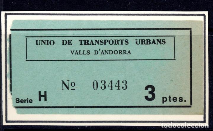 Coleccionismo Billetes de transporte: BILLETE DE ANDORRA / 13LG8