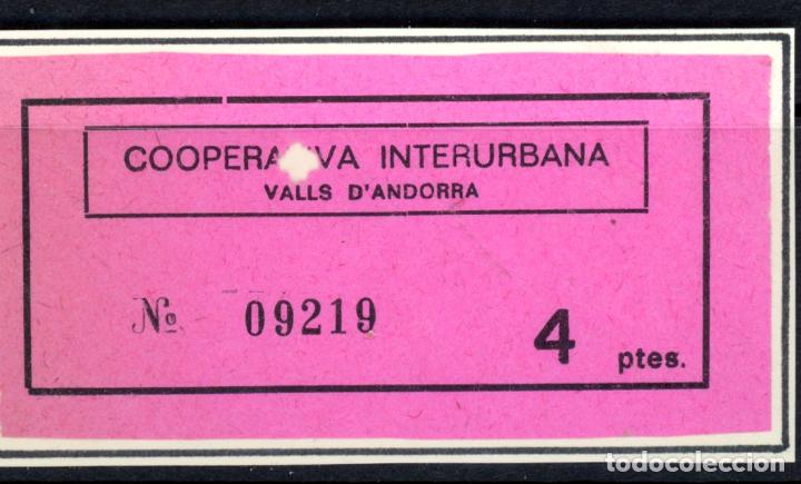 Coleccionismo Billetes de transporte: BILLETE DE ANDORRA / 13LG8