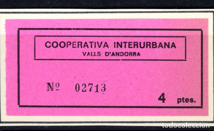 Coleccionismo Billetes de transporte: BILLETE DE ANDORRA / 13LG8