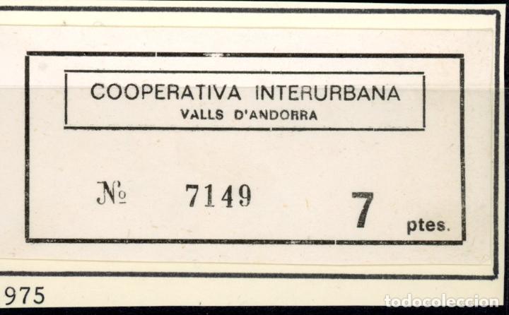 Coleccionismo Billetes de transporte: BILLETE DE ANDORRA / 13LG8
