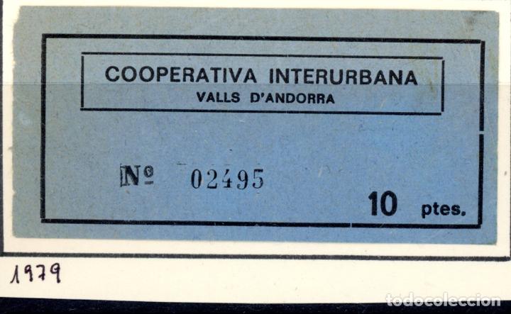 Coleccionismo Billetes de transporte: BILLETE DE ANDORRA / 13LG8