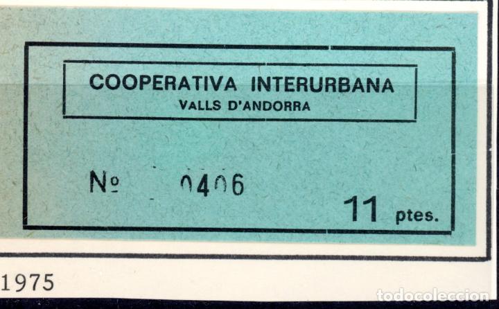 Coleccionismo Billetes de transporte: BILLETE DE ANDORRA / 13LG8