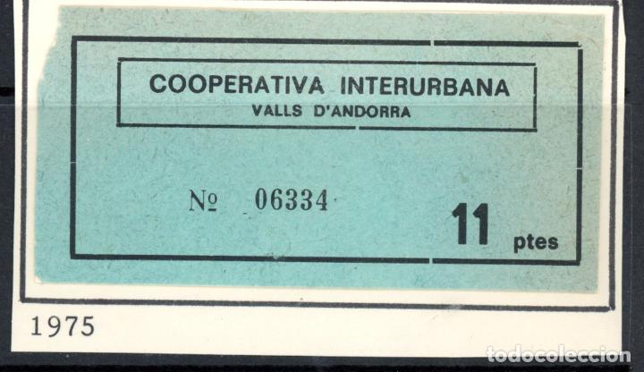 Coleccionismo Billetes de transporte: BILLETE DE ANDORRA / 13LG8