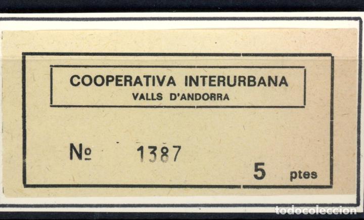 Coleccionismo Billetes de transporte: BILLETE DE ANDORRA / 13LG8