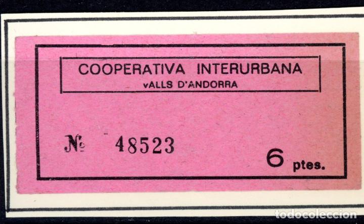 Coleccionismo Billetes de transporte: BILLETE DE ANDORRA / 13LG8