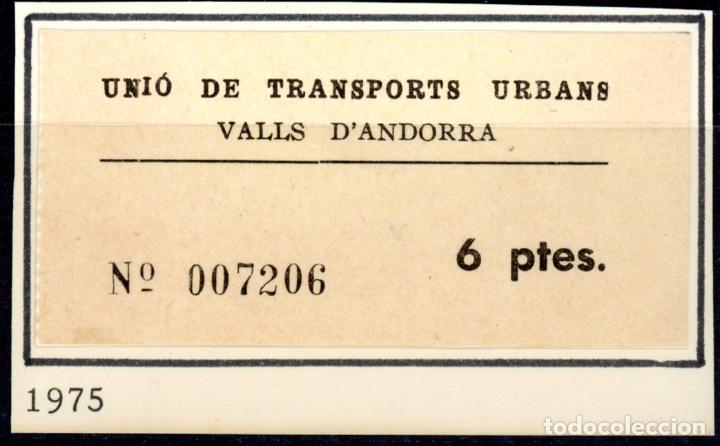 Coleccionismo Billetes de transporte: BILLETE DE ANDORRA / 13LG8