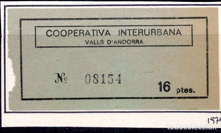 Coleccionismo Billetes de transporte: BILLETE DE ANDORRA / 13LG8