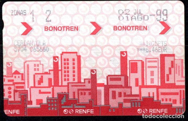 Coleccionismo Billetes de transporte: TARJETA BONOTREN - 1999 //S 43