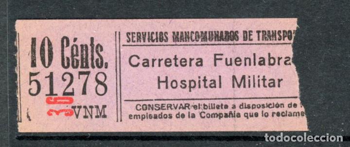 Coleccionismo Billetes de transporte: BILLETE DE TRANVIAS DE MADRID / AlbMadrid-4