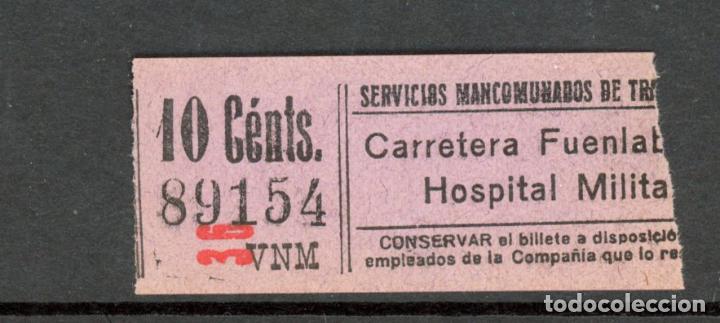 Coleccionismo Billetes de transporte: BILLETE DE TRANVIAS DE MADRID / AlbMadrid-4