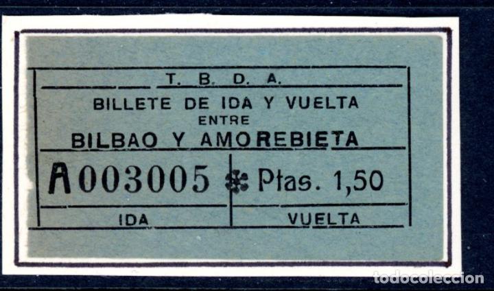 Sammeln von Fahrkarten: BILLETE DE TRANVIA de BILBAO, DURANGO, ARRATIA // AMOREBIETA // 10LG8