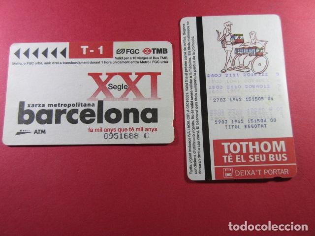 Coleccionismo Billetes de transporte: ref: DISCOT_01 - 1 TARJETA - COLECCI&Oacute;N MAGNETICA DISE&Ntilde;O COTIDIANO BARCELONA - LEER INTERIOR
