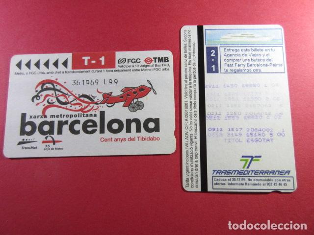 Coleccionismo Billetes de transporte: ref: DISCOT_01 - 1 TARJETA - COLECCI&Oacute;N MAGNETICA DISE&Ntilde;O COTIDIANO BARCELONA - LEER INTERIOR