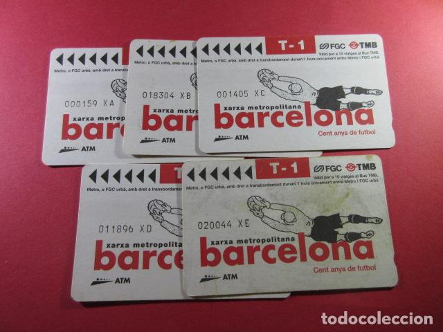 Coleccionismo Billetes de transporte: ref: DISCOT_01 -5 TARJETA - COLECCI&Oacute;N MAGNETICA DISE&Ntilde;O COTIDIANO BARCELONA - LEER INTERIOR