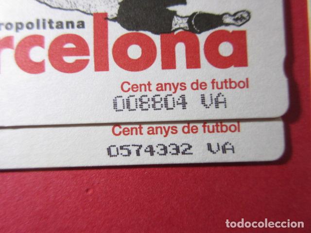 Coleccionismo Billetes de transporte: ref: DISCOT_01 - 2 TARJETA - COLECCI&Oacute;N MAGNETICA DISE&Ntilde;O COTIDIANO BARCELONA - LEER INTERIOR