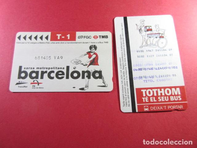 Coleccionismo Billetes de transporte: ref: DISCOT_01 - 1 TARJETA - COLECCI&Oacute;N MAGNETICA DISE&Ntilde;O COTIDIANO BARCELONA - LEER INTERIOR
