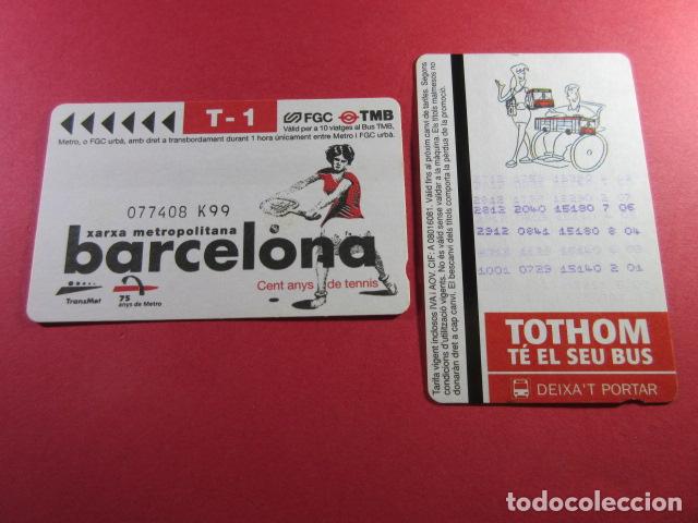 Coleccionismo Billetes de transporte: ref: DISCOT_01 - 1 TARJETA - COLECCI&Oacute;N MAGNETICA DISE&Ntilde;O COTIDIANO BARCELONA - LEER INTERIOR