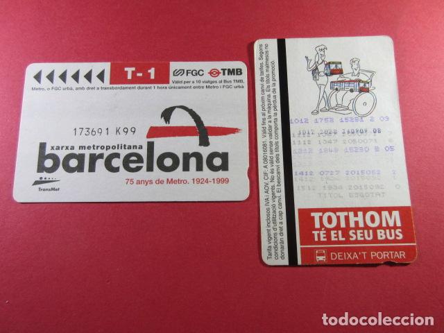 Coleccionismo Billetes de transporte: ref: DISCOT_01 - 1 TARJETA - COLECCI&Oacute;N MAGNETICA DISE&Ntilde;O COTIDIANO BARCELONA - LEER INTERIOR