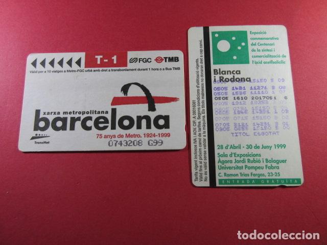 Coleccionismo Billetes de transporte: ref: DISCOT_01 - 1 TARJETA - COLECCI&Oacute;N MAGNETICA DISE&Ntilde;O COTIDIANO BARCELONA - LEER INTERIOR