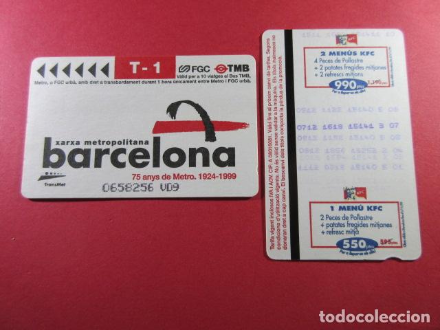Coleccionismo Billetes de transporte: ref: DISCOT_01 - 1 TARJETA - COLECCI&Oacute;N MAGNETICA DISE&Ntilde;O COTIDIANO BARCELONA - LEER INTERIOR