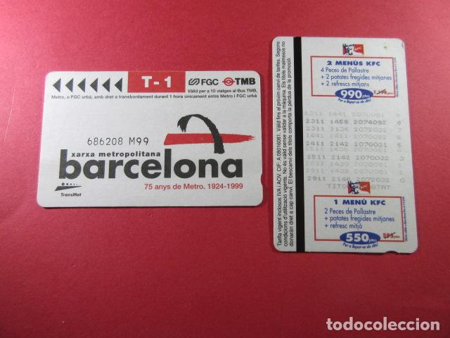 Coleccionismo Billetes de transporte: ref: DISCOT_01 - 1 TARJETA - COLECCI&Oacute;N MAGNETICA DISE&Ntilde;O COTIDIANO BARCELONA - LEER INTERIOR