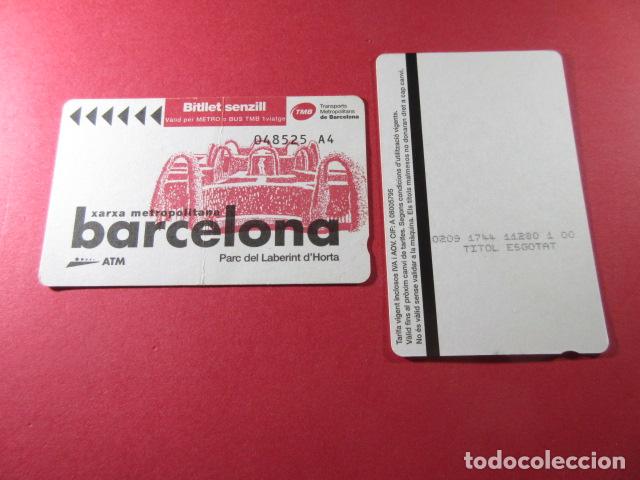 Coleccionismo Billetes de transporte: ref: DISCOT_01 - 1 TARJETA - COLECCI&Oacute;N MAGNETICA DISE&Ntilde;O COTIDIANO BARCELONA - LEER INTERIOR