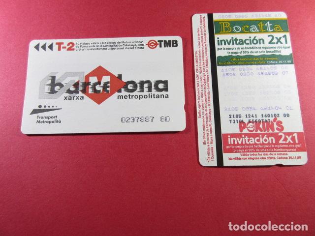 Sammeln von Fahrkarten: ref: DISCOT_01 - 1 TARJETA - COLECCI&Oacute;N MAGNETICA DISE&Ntilde;O COTIDIANO BARCELONA - LEER INTERIOR