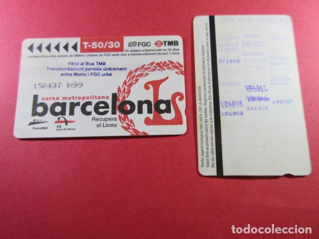 Sammeln von Fahrkarten: ref: DISCOT_01 - 1 TARJETA - COLECCI&Oacute;N MAGNETICA DISE&Ntilde;O COTIDIANO BARCELONA - LEER INTERIOR