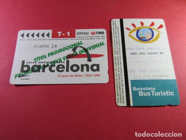 Sammeln von Fahrkarten: ref: DISCOT_01 - 1 TARJETA - COLECCI&Oacute;N MAGNETICA DISE&Ntilde;O COTIDIANO BARCELONA - LEER INTERIOR