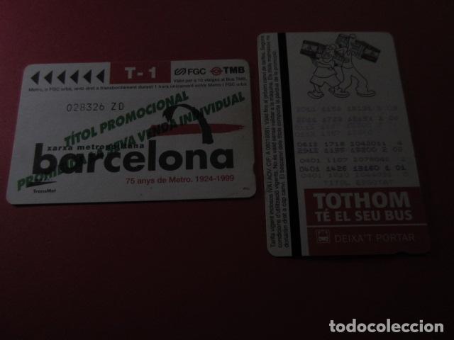 Sammeln von Fahrkarten: ref: DISCOT_01 - 1 TARJETA - COLECCI&Oacute;N MAGNETICA DISE&Ntilde;O COTIDIANO BARCELONA - LEER INTERIOR