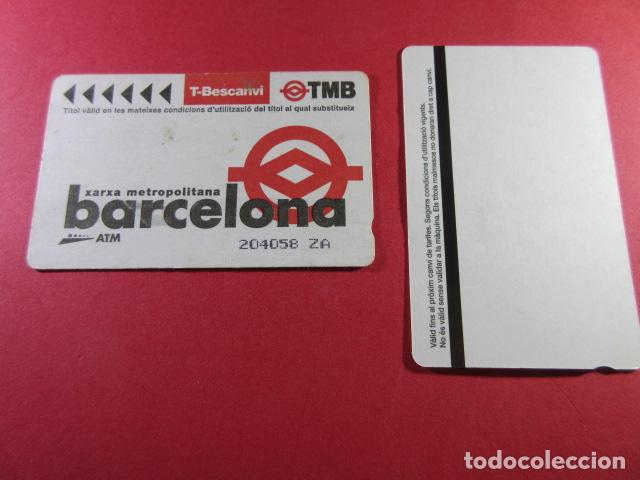 Sammeln von Fahrkarten: ref: DISCOT_01 - 1 TARJETA - COLECCI&Oacute;N MAGNETICA DISE&Ntilde;O COTIDIANO BARCELONA - LEER INTERIOR