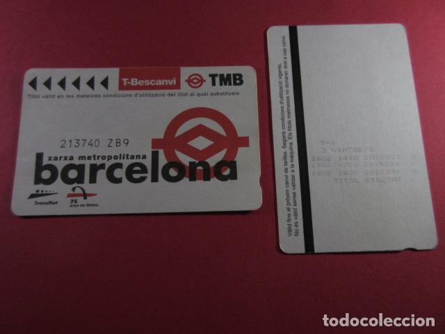 Sammeln von Fahrkarten: ref: DISCOT_01 - 1 TARJETA - COLECCI&Oacute;N MAGNETICA DISE&Ntilde;O COTIDIANO BARCELONA - LEER INTERIOR