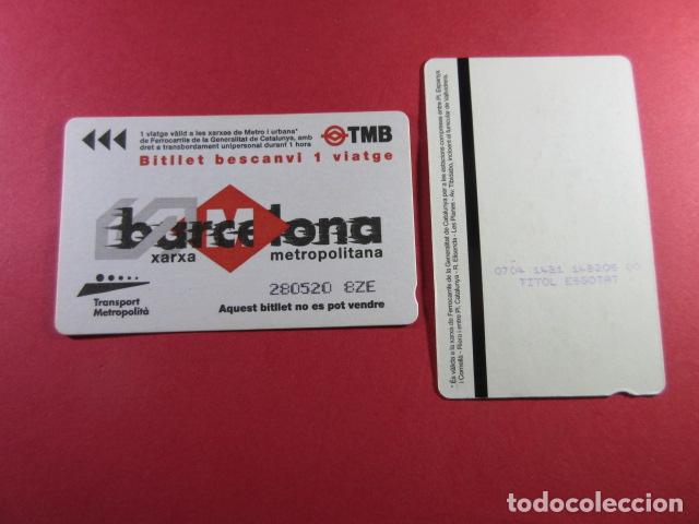 Sammeln von Fahrkarten: ref: DISCOT_01 - 1 TARJETA - COLECCI&Oacute;N MAGNETICA DISE&Ntilde;O COTIDIANO BARCELONA - LEER INTERIOR