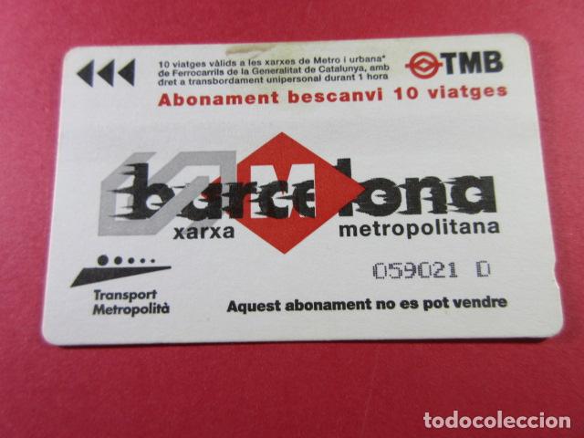 Sammeln von Fahrkarten: ref: DISCOT_01 - 1 TARJETA - COLECCI&Oacute;N MAGNETICA DISE&Ntilde;O COTIDIANO BARCELONA - LEER INTERIOR