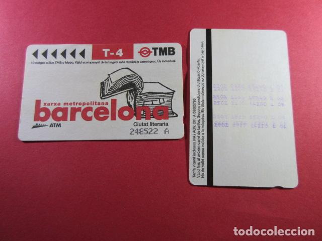 Sammeln von Fahrkarten: ref: DISCOT_01 - 1 TARJETA - COLECCI&Oacute;N MAGNETICA DISE&Ntilde;O COTIDIANO BARCELONA - LEER INTERIOR