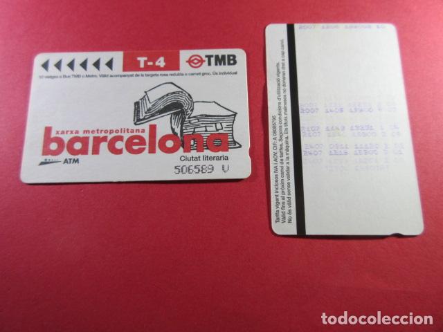 Sammeln von Fahrkarten: ref: DISCOT_01 - 1 TARJETA - COLECCI&Oacute;N MAGNETICA DISE&Ntilde;O COTIDIANO BARCELONA - LEER INTERIOR