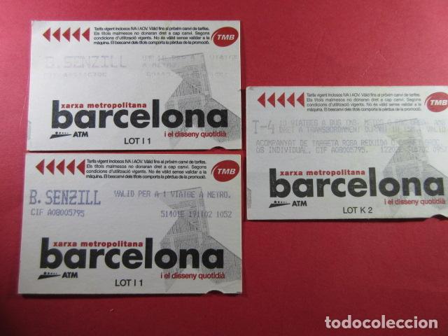 Sammeln von Fahrkarten: ref: DISCOT_01 - 3 TARJETA - COLECCI&Oacute;N MAGNETICA DISE&Ntilde;O COTIDIANO BARCELONA - LEER INTERIOR