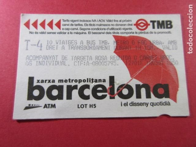 Sammeln von Fahrkarten: ref: DISCOT_01 - 1 TARJETA - COLECCI&Oacute;N MAGNETICA DISE&Ntilde;O COTIDIANO BARCELONA - LEER INTERIOR