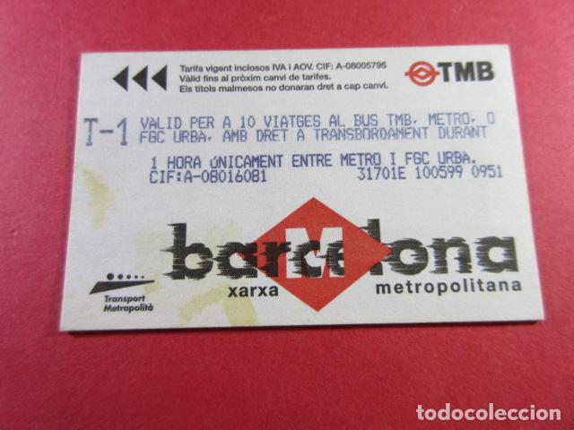 Collectionnisme Billets de transport: ref: DISCOT_01 - 1 TARJETA - COLECCI&Oacute;N MAGNETICA DISE&Ntilde;O COTIDIANO BARCELONA - LEER INTERIOR