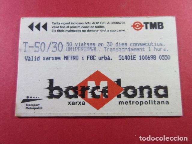 Collectionnisme Billets de transport: ref: DISCOT_01 - 1 TARJETA - COLECCI&Oacute;N MAGNETICA DISE&Ntilde;O COTIDIANO BARCELONA - LEER INTERIOR
