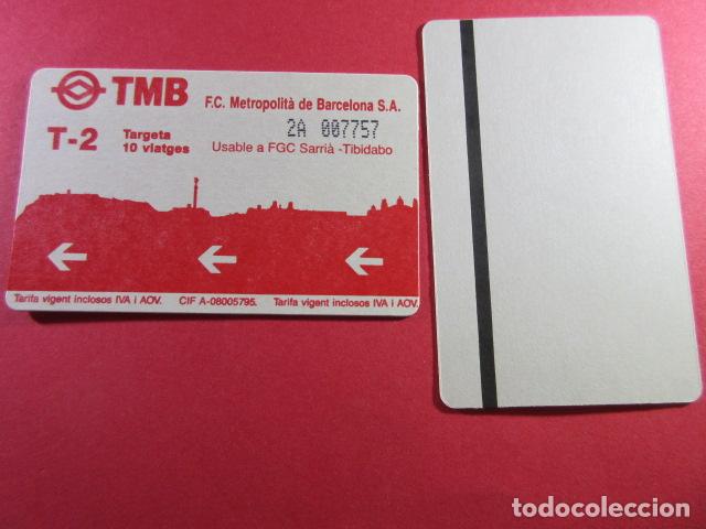Coleccionismo Billetes de transporte: ref: TARMAGTBM - 1 TARJETA VER - COLECCI&Oacute;N MAGNETICA BARCELONA - LEER INTERIOR
