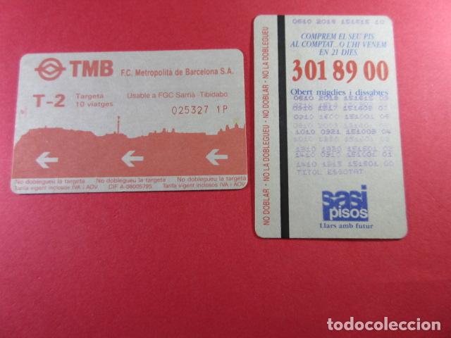 Coleccionismo Billetes de transporte: ref: TARMAGTBM - 1 TARJETA VER - COLECCI&Oacute;N MAGNETICA BARCELONA - LEER INTERIOR
