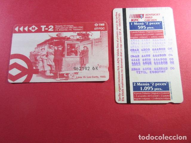 Coleccionismo Billetes de transporte: ref: TARMAGTBM - 1 TARJETA T-2 VER SERIES DIFERENTES - COLECCI&Oacute;N MAGNETICA BARCELONA - LEER INTERIOR