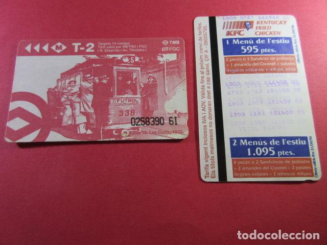 Coleccionismo Billetes de transporte: ref: TARMAGTBM - 1 TARJETA T-2 VER SERIES DIFERENTES - COLECCI&Oacute;N MAGNETICA BARCELONA - LEER INTERIOR