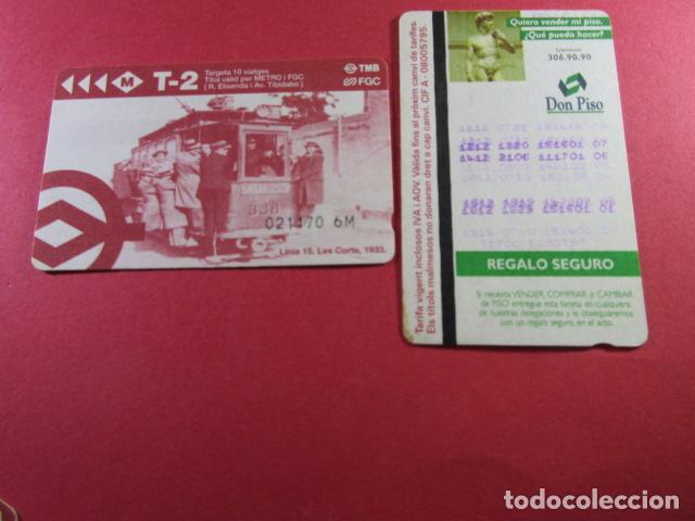 Coleccionismo Billetes de transporte: ref: TARMAGTBM - 1 TARJETA T-2 VER SERIES DIFERENTES - COLECCI&Oacute;N MAGNETICA BARCELONA - LEER INTERIOR