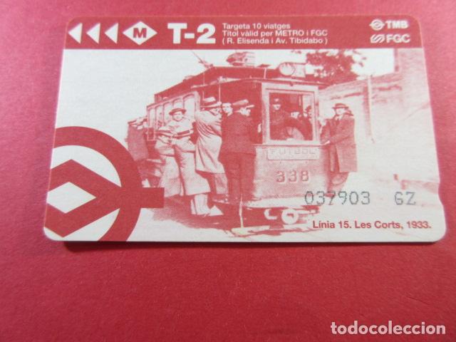 Coleccionismo Billetes de transporte: ref: TARMAGTBM - 1 TARJETA T-2 VER SERIES DIFERENTES - COLECCI&Oacute;N MAGNETICA BARCELONA - LEER INTERIOR