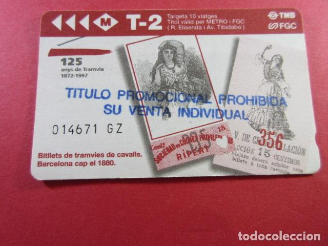 Coleccionismo Billetes de transporte: ref: TARMAGTBM - 1 TARJETA T-2 VER SERIES DIFERENTES - COLECCI&Oacute;N MAGNETICA BARCELONA - LEER INTERIOR